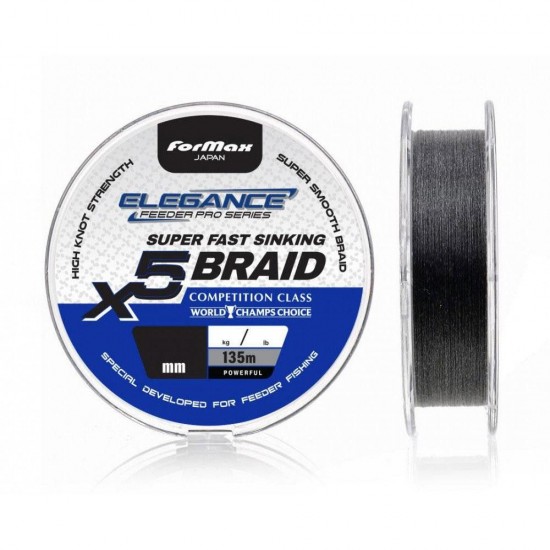 Fir Textil Formax - Elegance Feeder Pro Fast Sinking Braid 0.10mm 135m